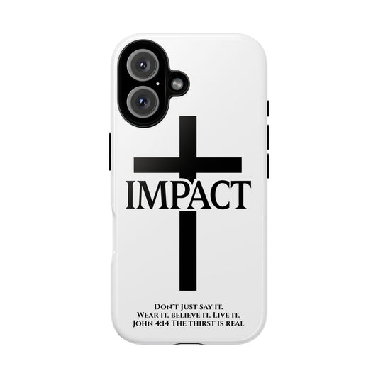 Impact White - Tough iPhone Case