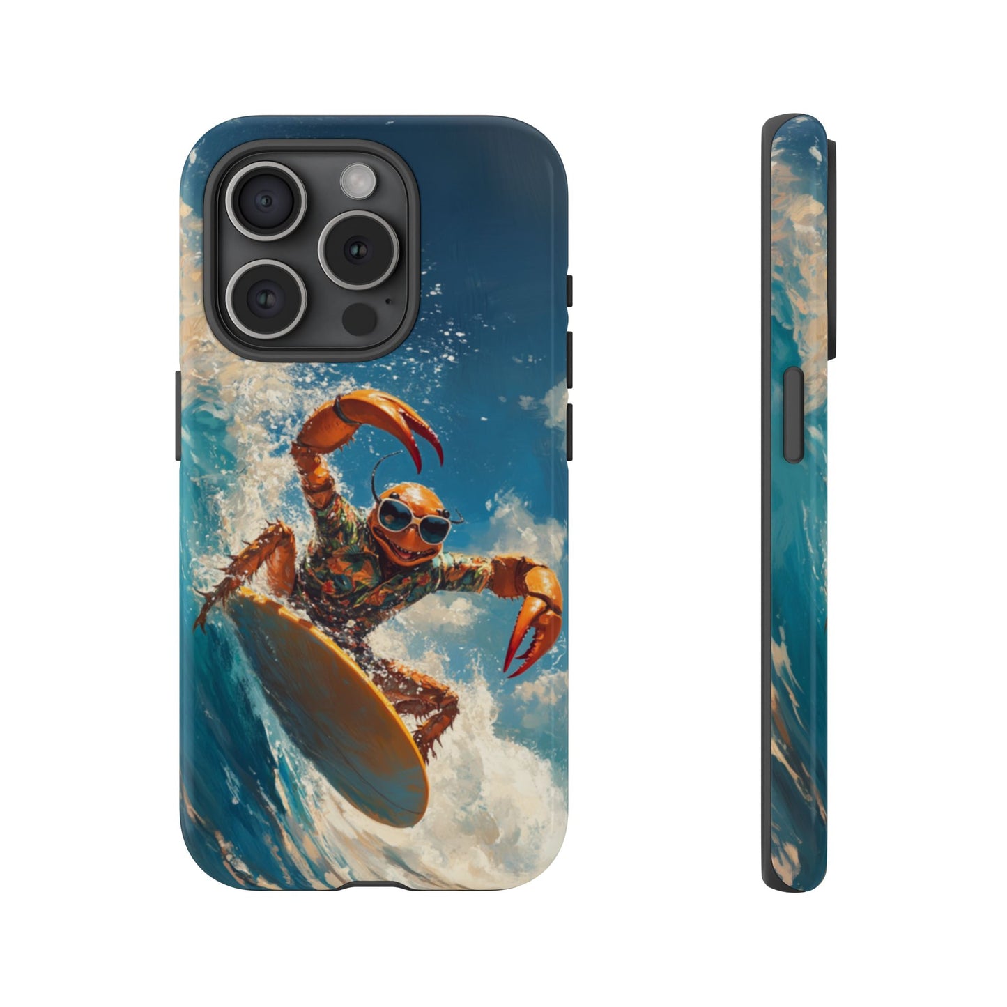 Surfing Crab - Tough iPhone Case
