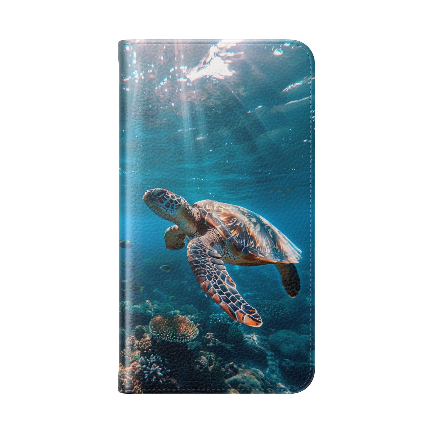 Ocean Guardian Sea Turtle - Wallet Flip Case