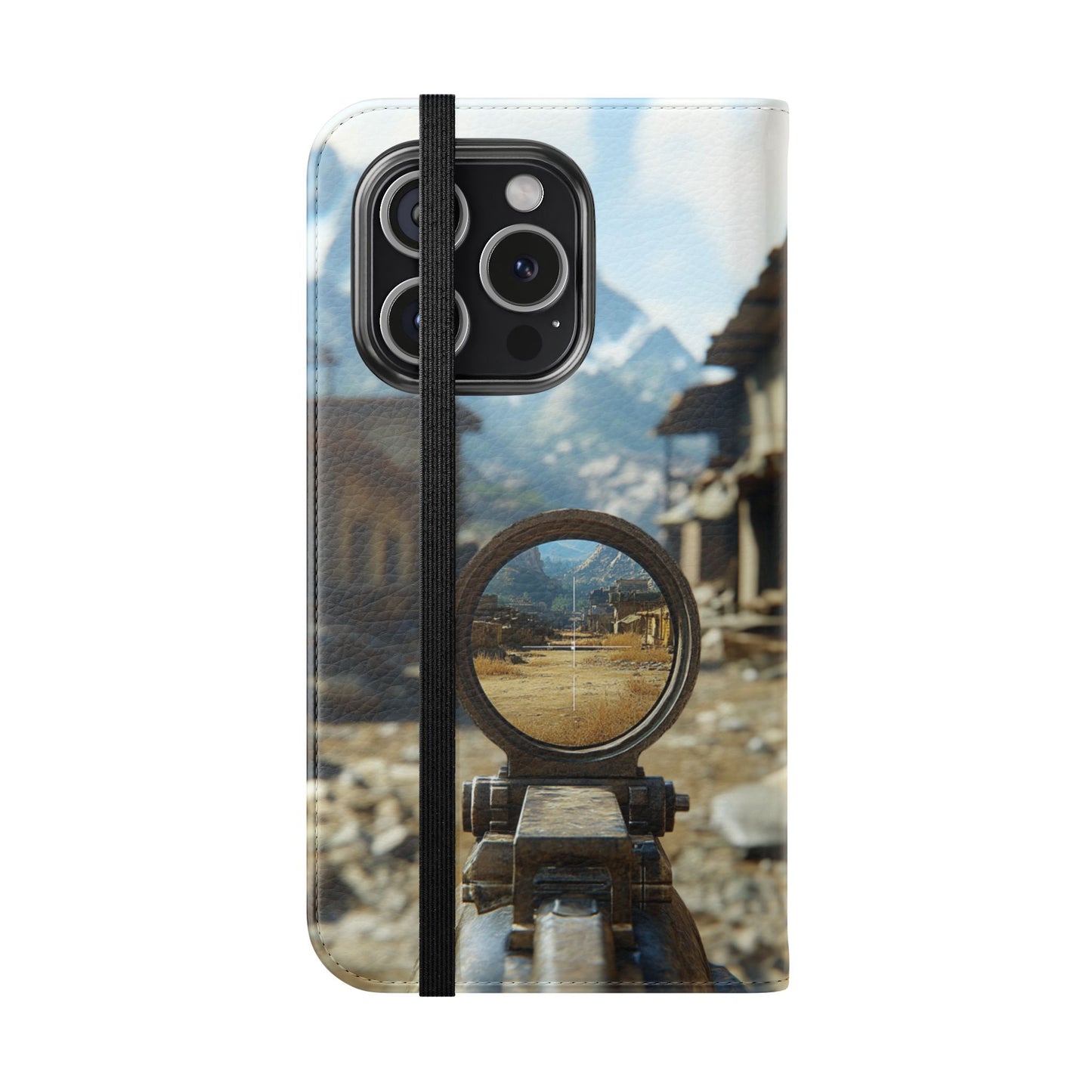 Desert Sniper Focus - Wallet Flip Case