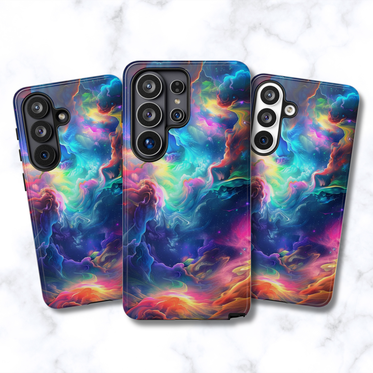 Rainbow Nebula Swirl - Samsung Galaxy Case