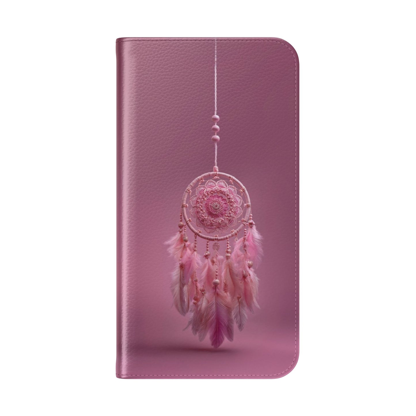 Pink Lace Dreamcatcher - Wallet Flip Case