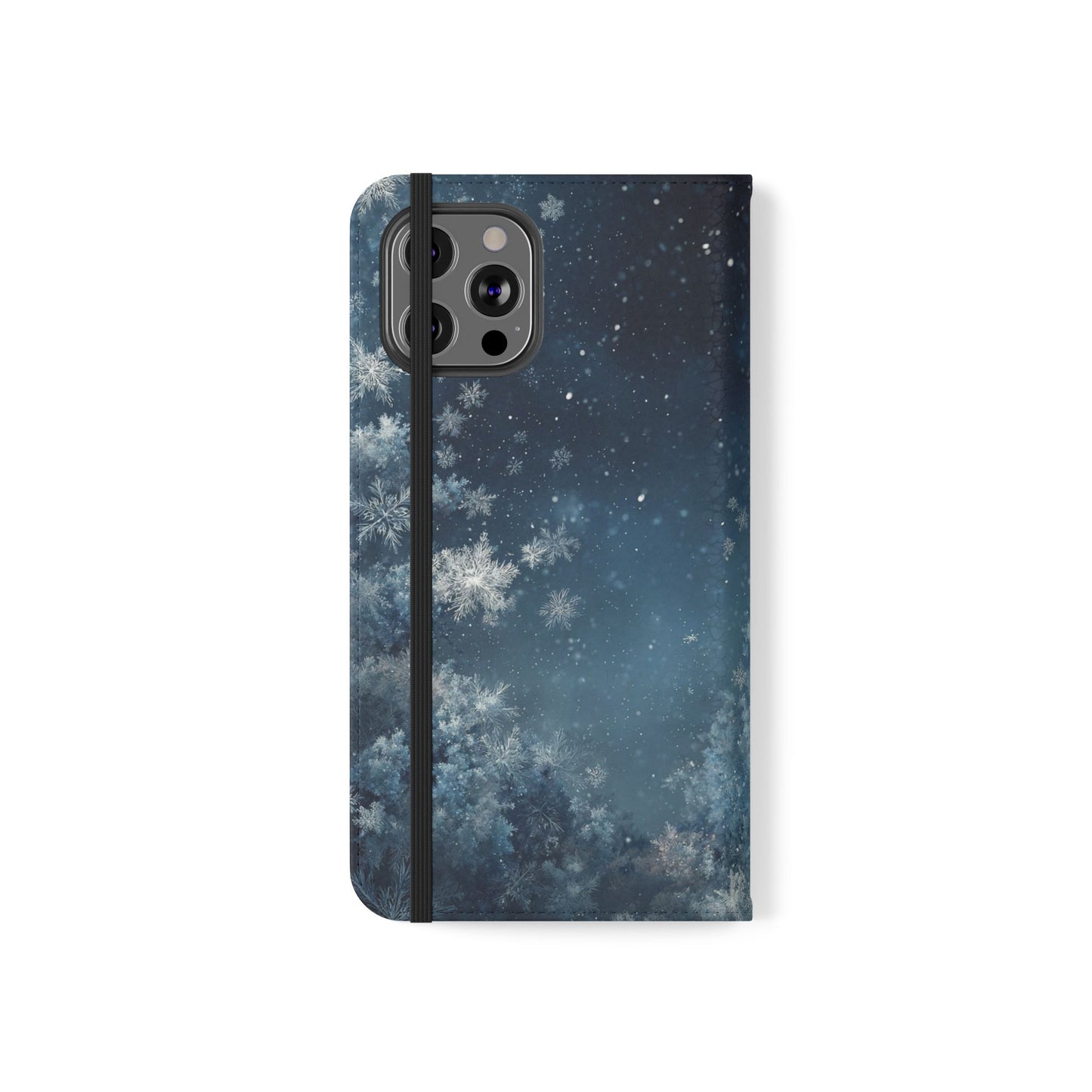 Winter Snowflakes - Wallet Flip Case