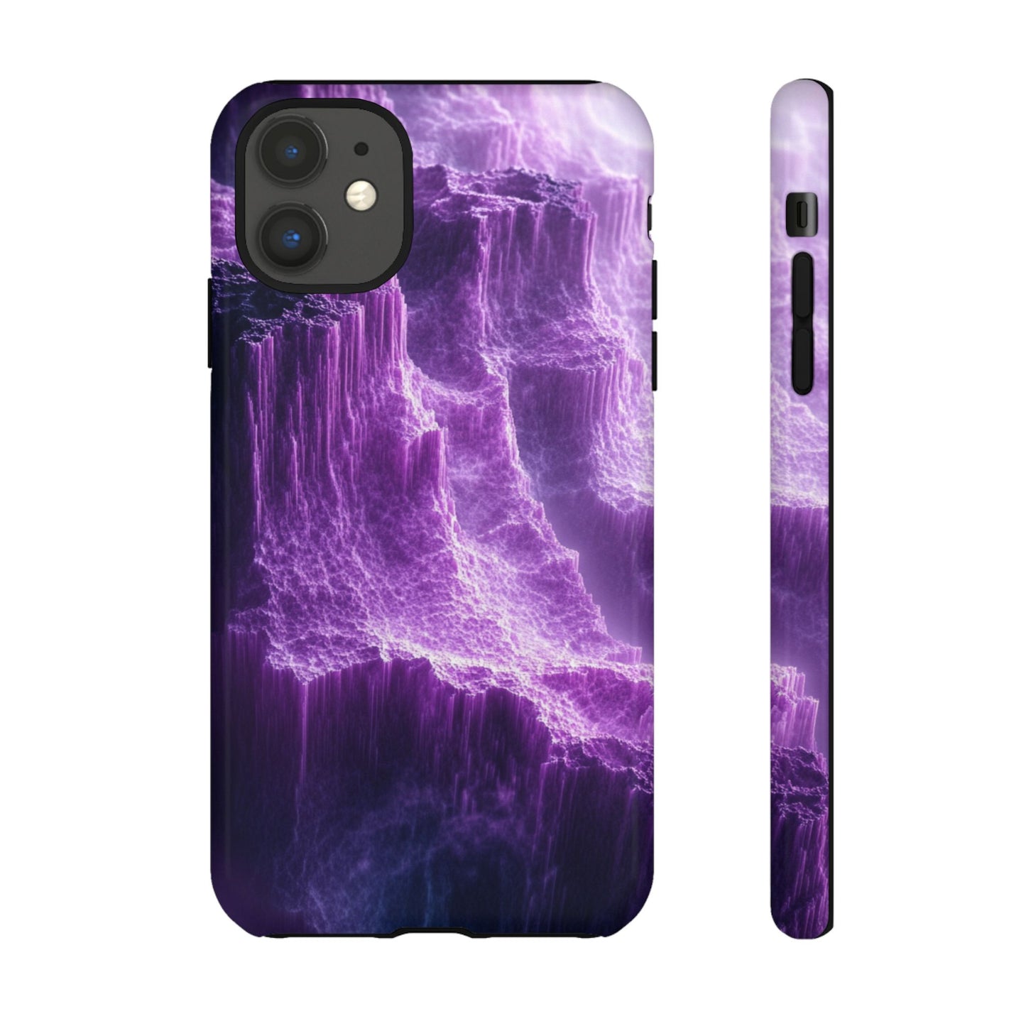 Purple Crystal Canyon - Tough iPhone Case