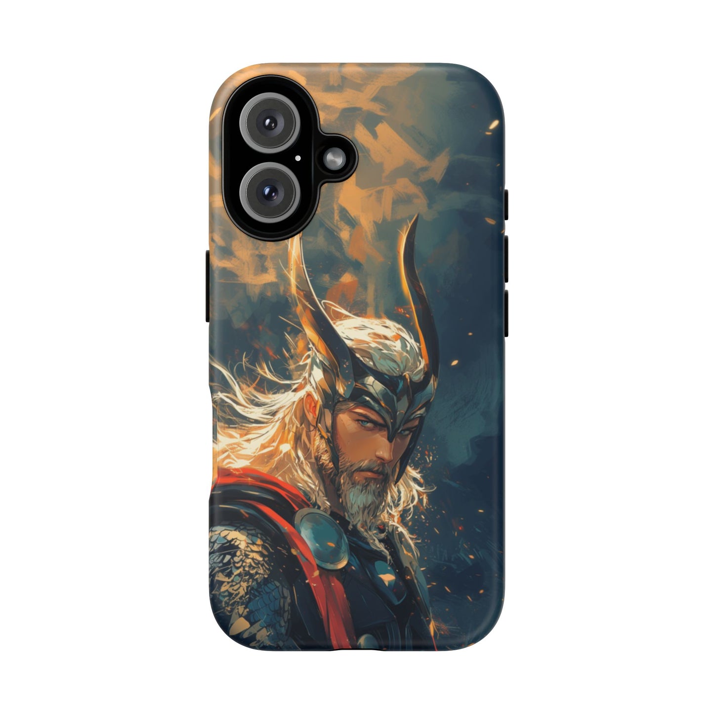 Storm-Bringer: Epic Thor Anime-Style Phone Case - iPhone, Google Pixel, Samsung