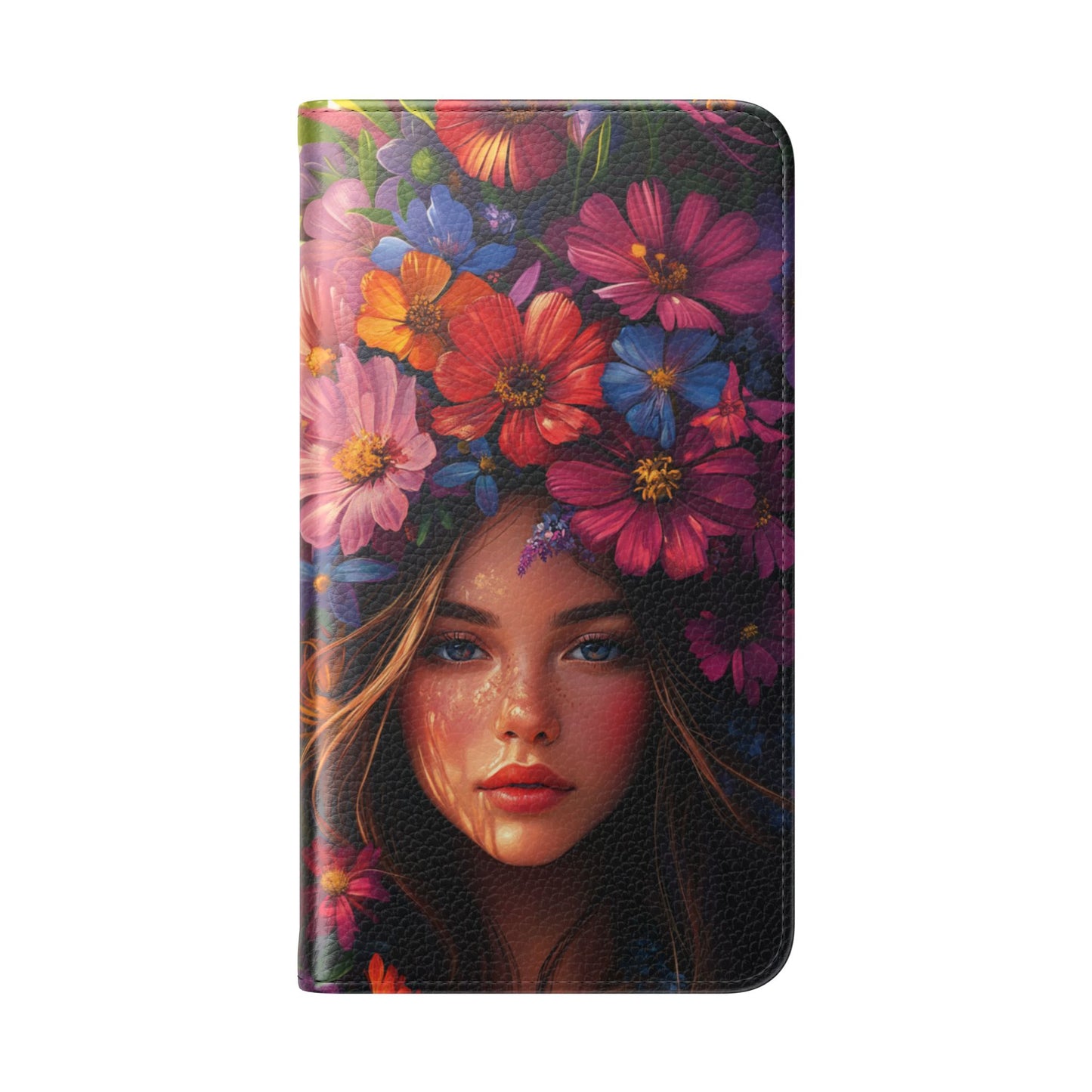 Floral Crown Muse - Wallet Flip Case