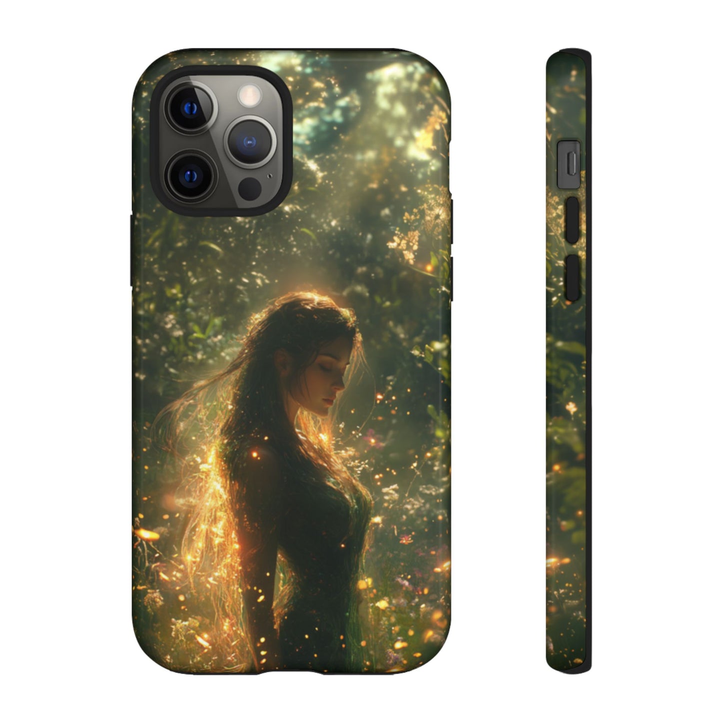 Forest Goddess Golden Light Meadow - Tough iPhone Case