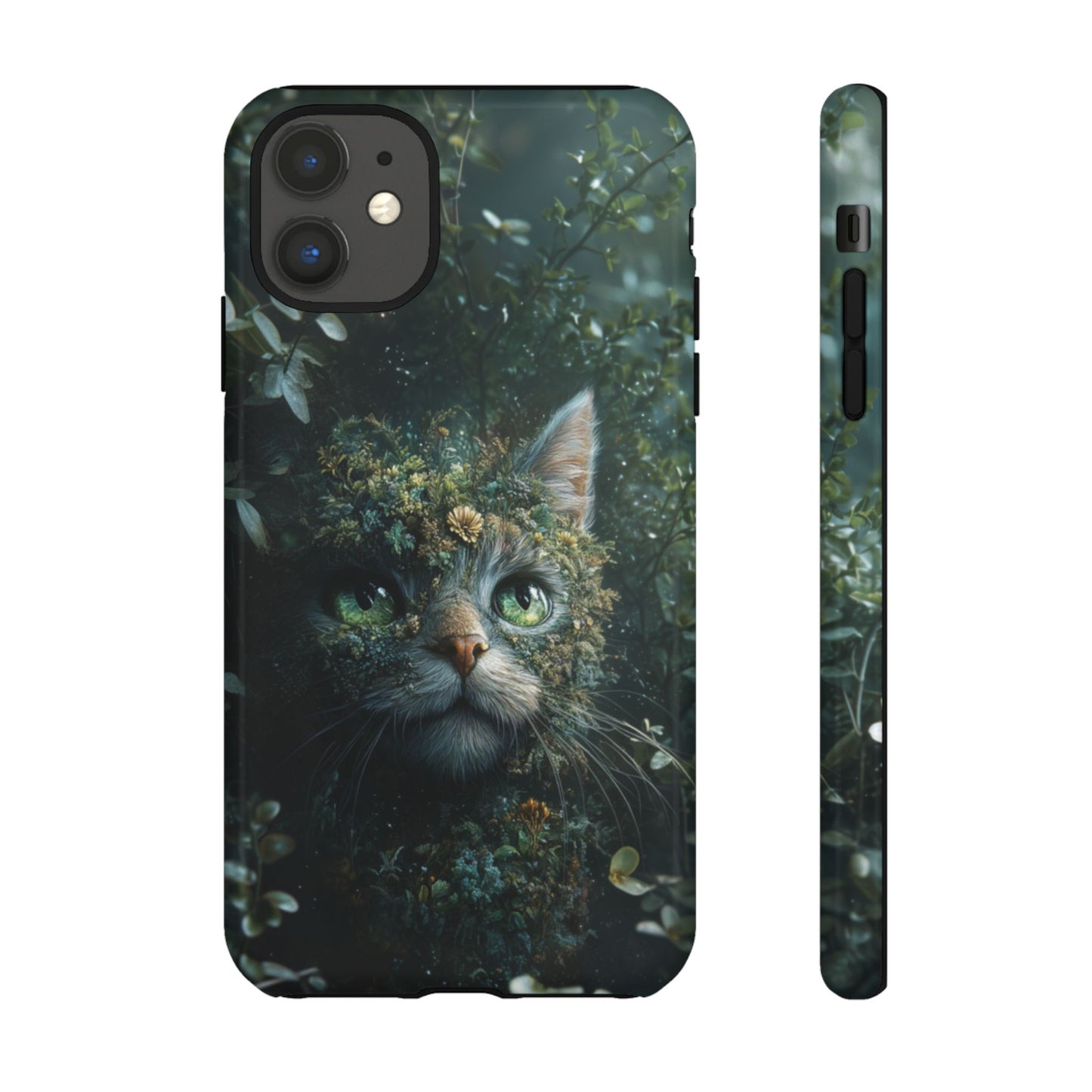 Forest Fantasy Cat Phone Case – iPhone, Google Pixel, Samsung Galaxy