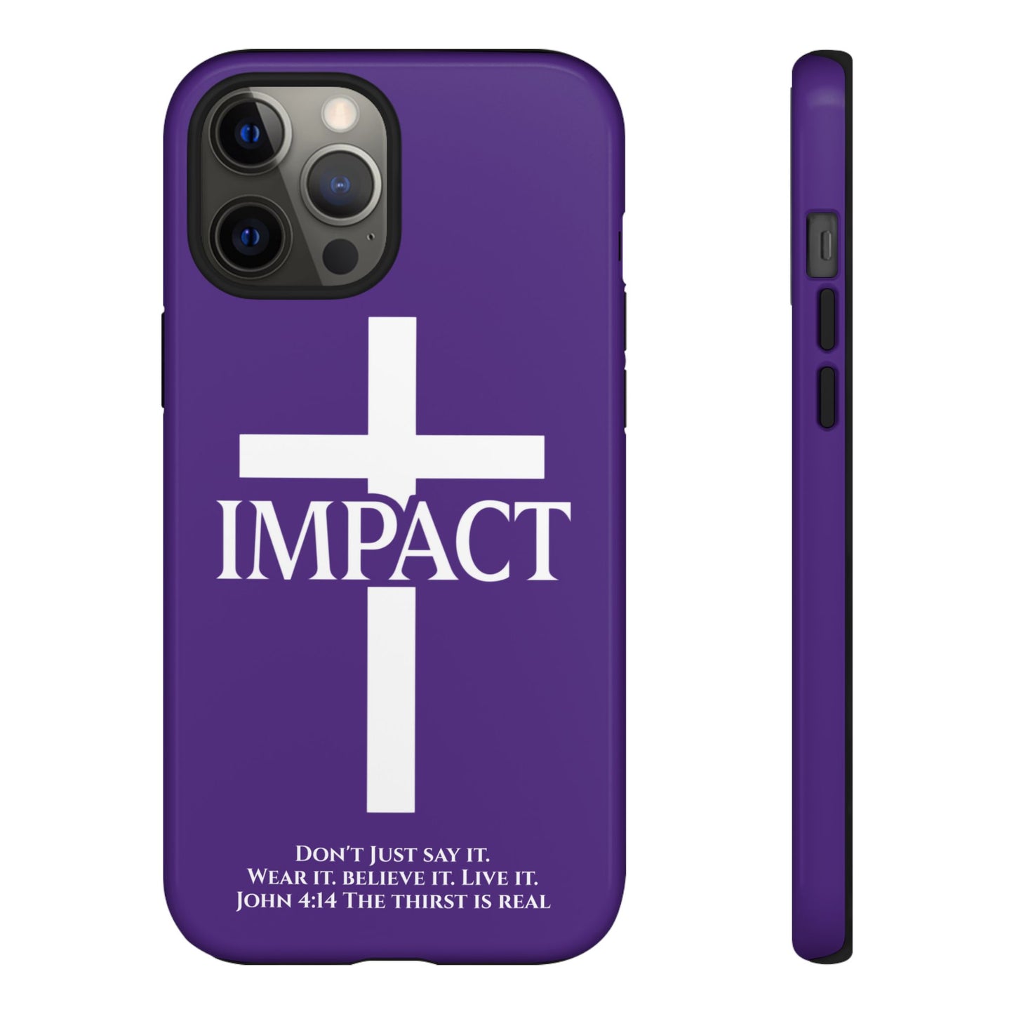 Impact Purple - Tough iPhone Case