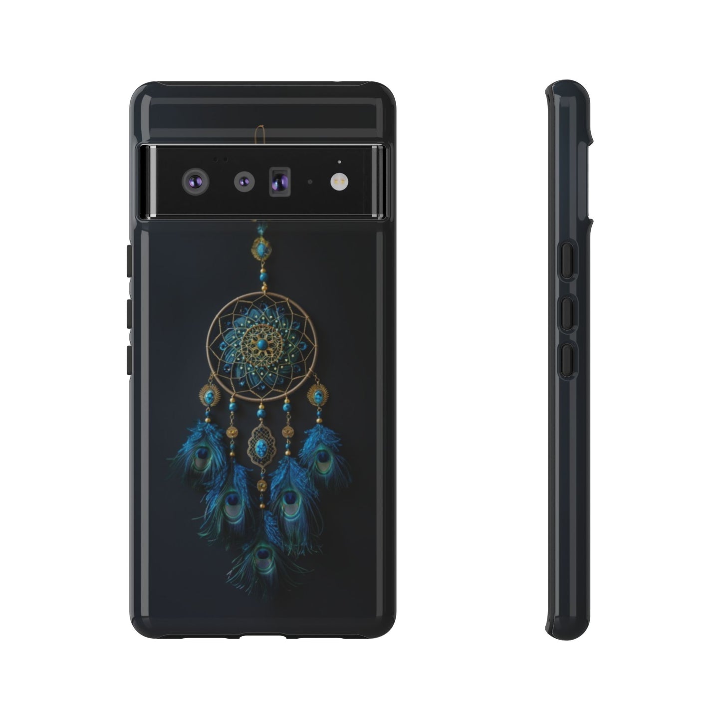 Peacock Feather Dreamcatcher - Tough Google Pixel Case