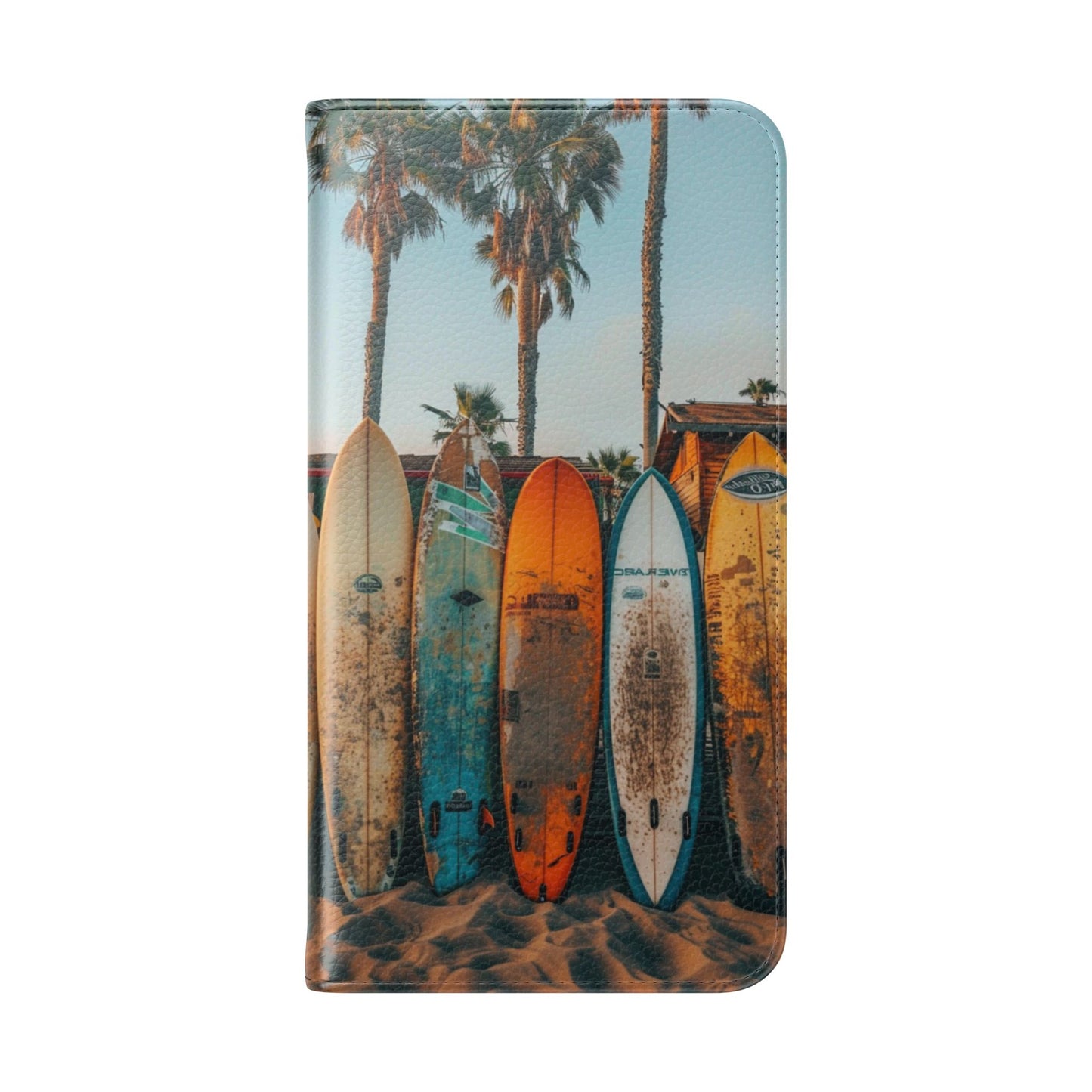 Beach Surfboards - Wallet Flip Case