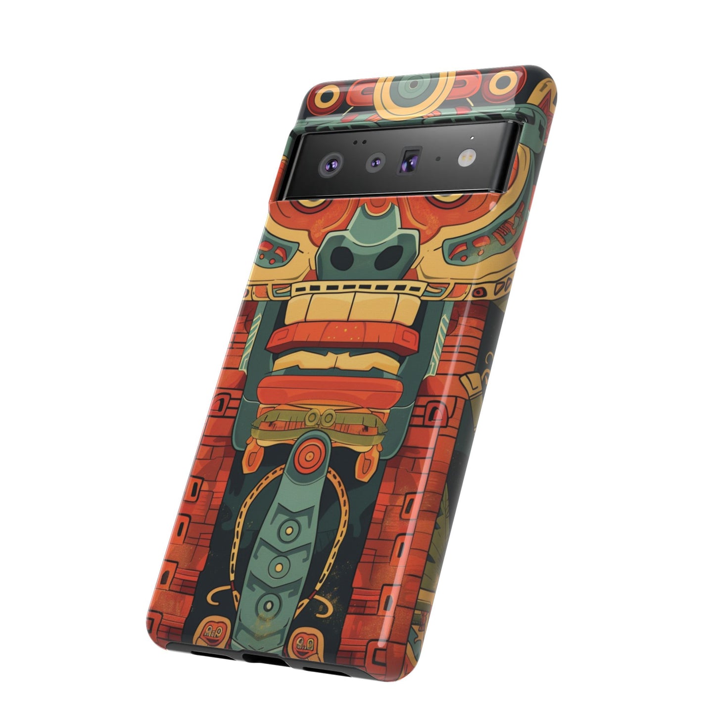 Vivid Ancient Glyphs Phone Case - iPhone, Google Pixel, Samsung