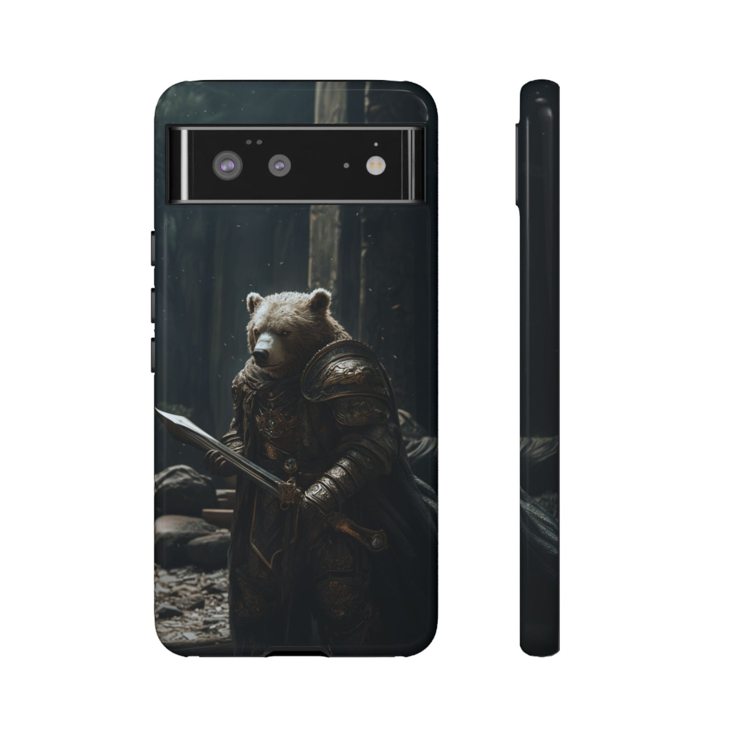 Medieval Bear Warrior Knight - Tough Google Pixel Case