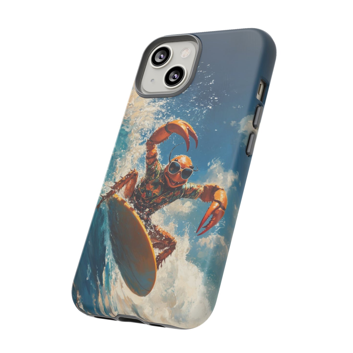 Surfing Crab - Tough iPhone Case