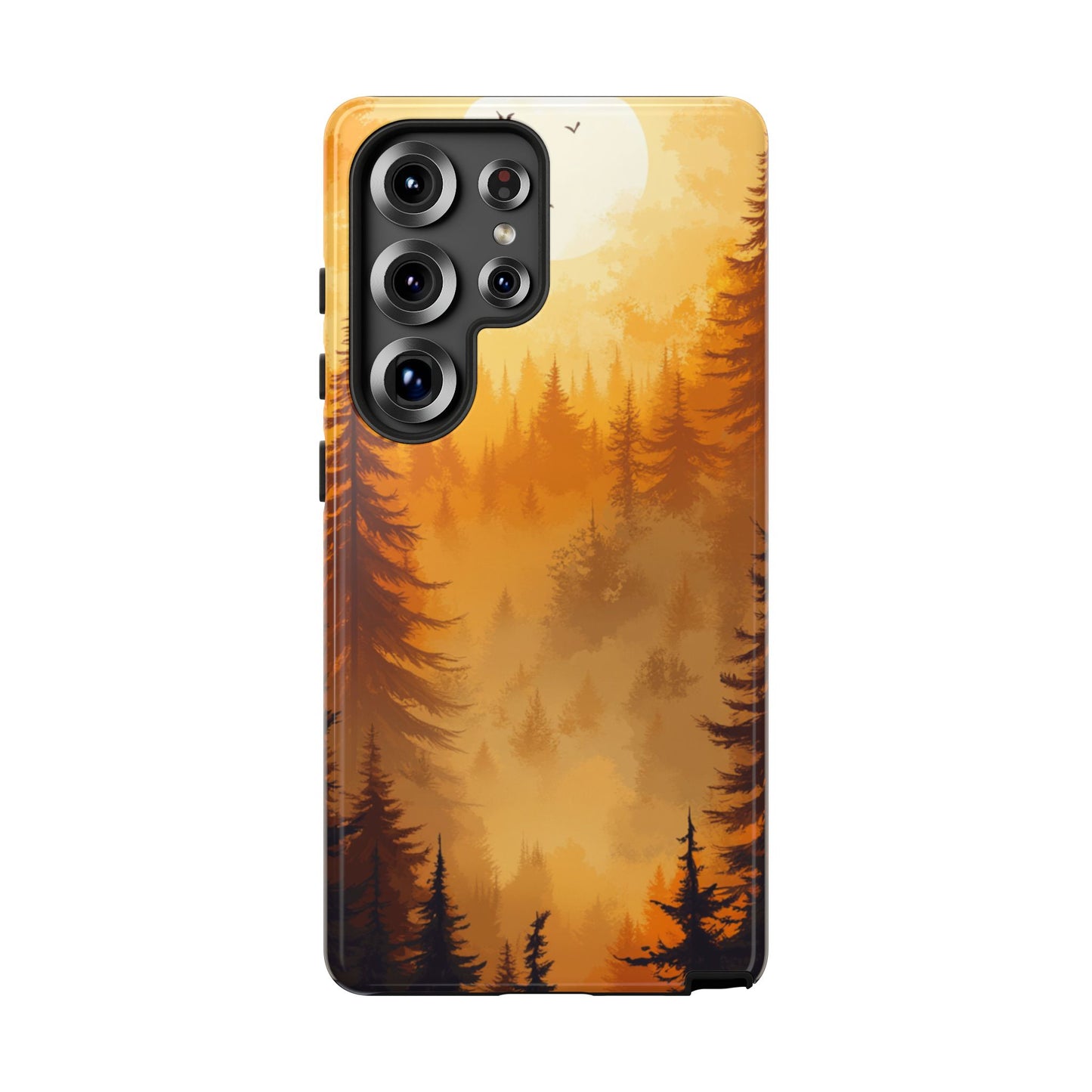 Golden Forest Silhouette – Tough Samsung Galaxy Case