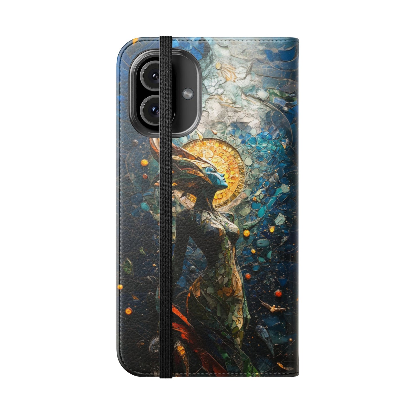 Stained Glass Goddess - Wallet Flip Case