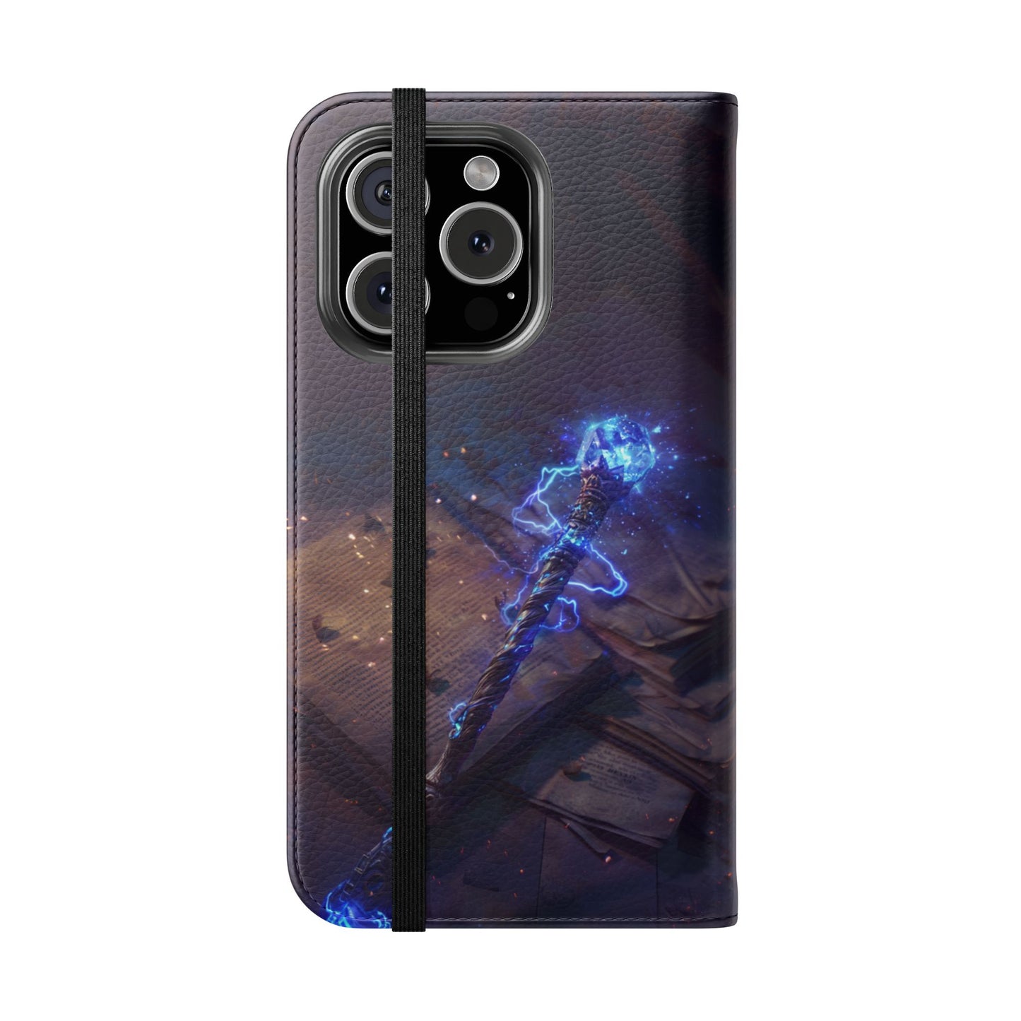 Lightning Staff - Wallet Flip Case