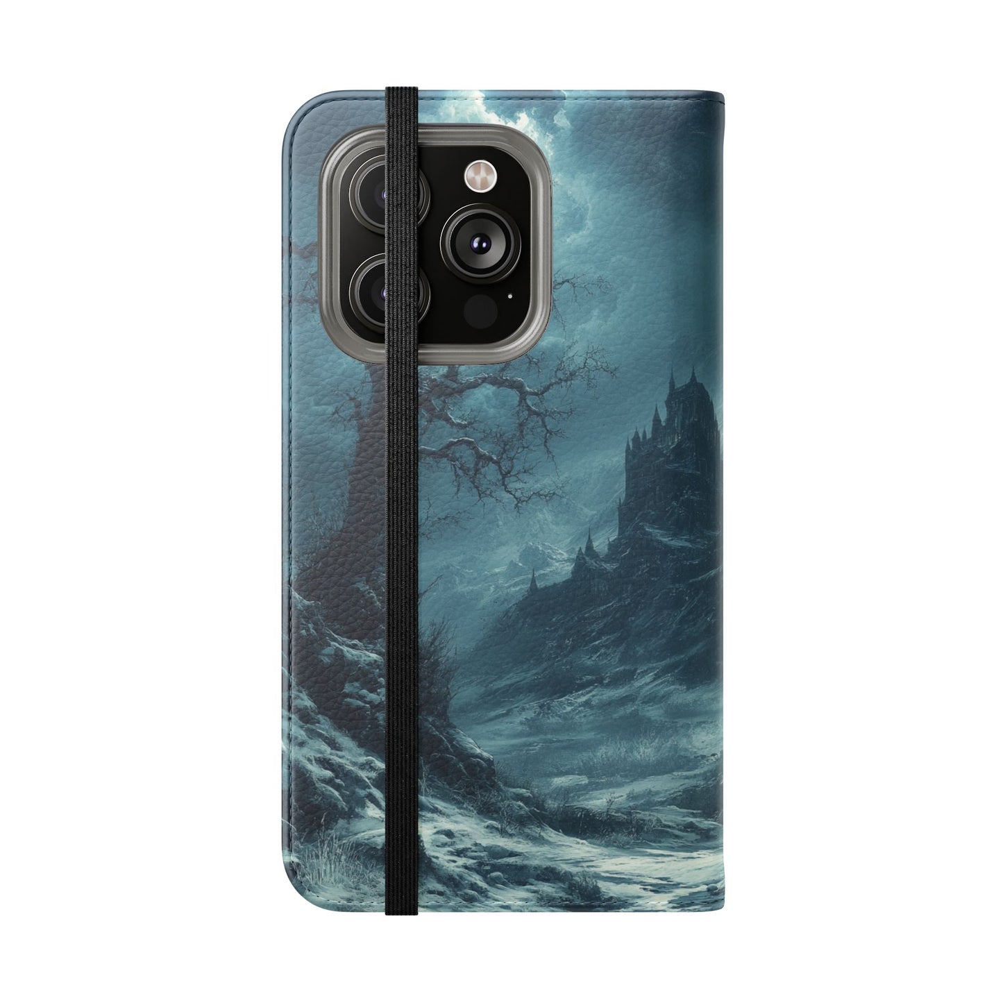 Stormy Castle - Wallet Flip Case
