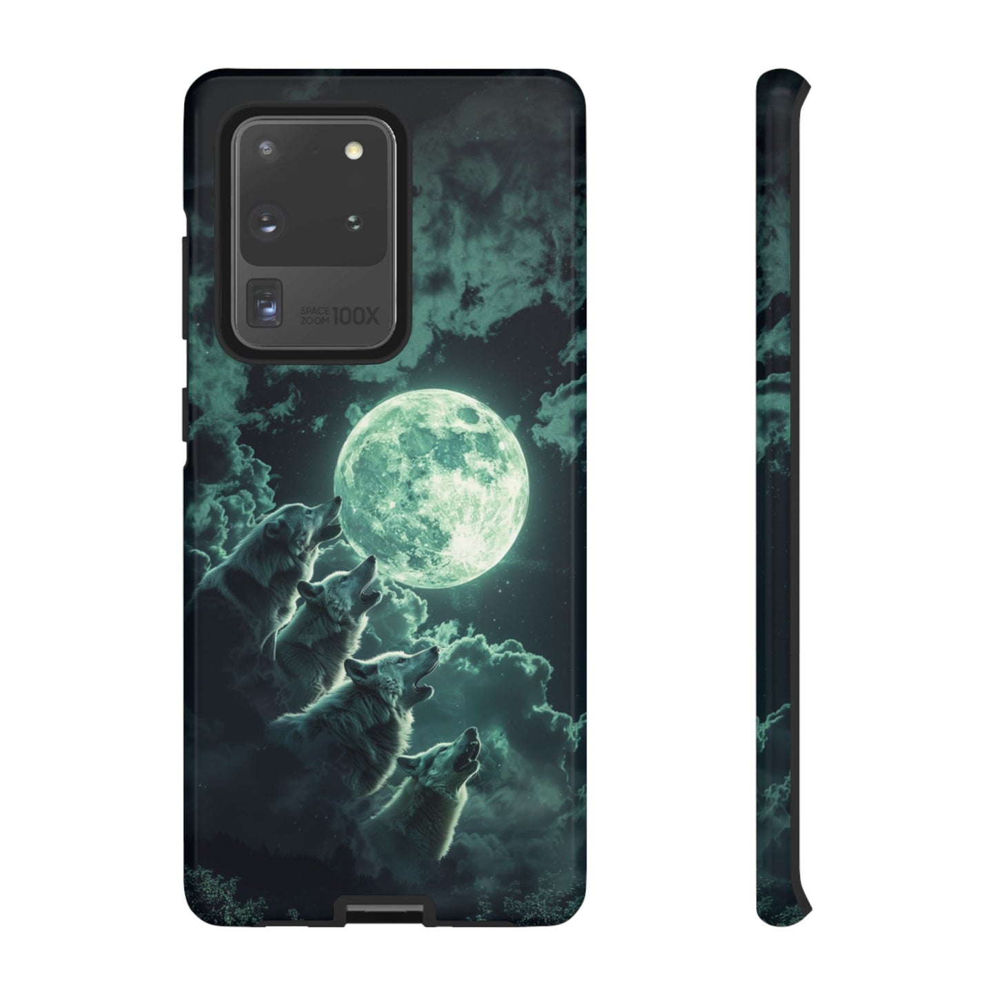 Moonlit Wolf Chorus - Tough Samsung Galaxy Case