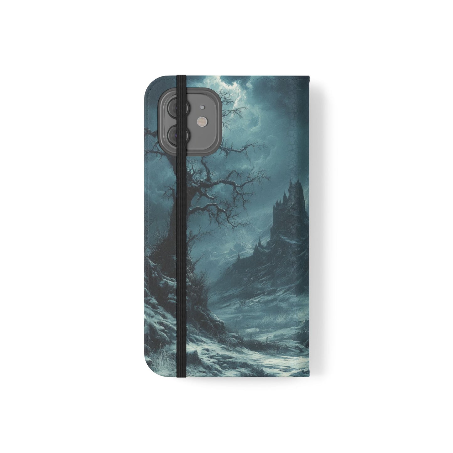 Stormy Castle - Wallet Flip Case