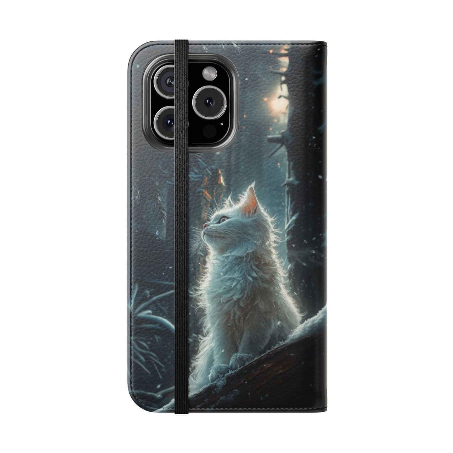 Winter Spirit Cat - Wallet Flip Case