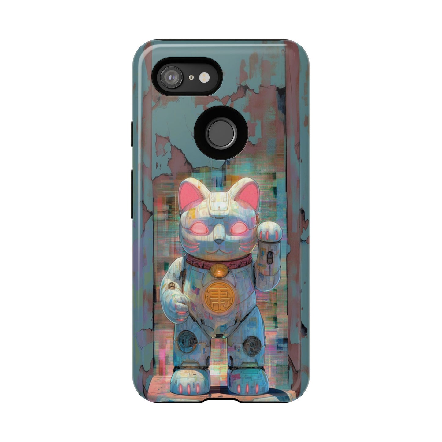 Cyber Lucky Cat - Tough Google Pixel Case
