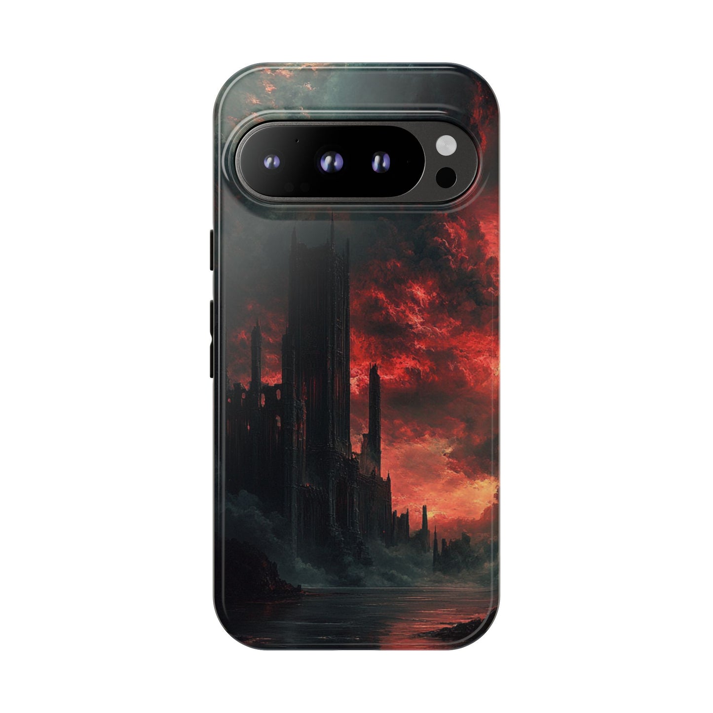 Crimson Dread Citadel – Tough Google Pixel Case