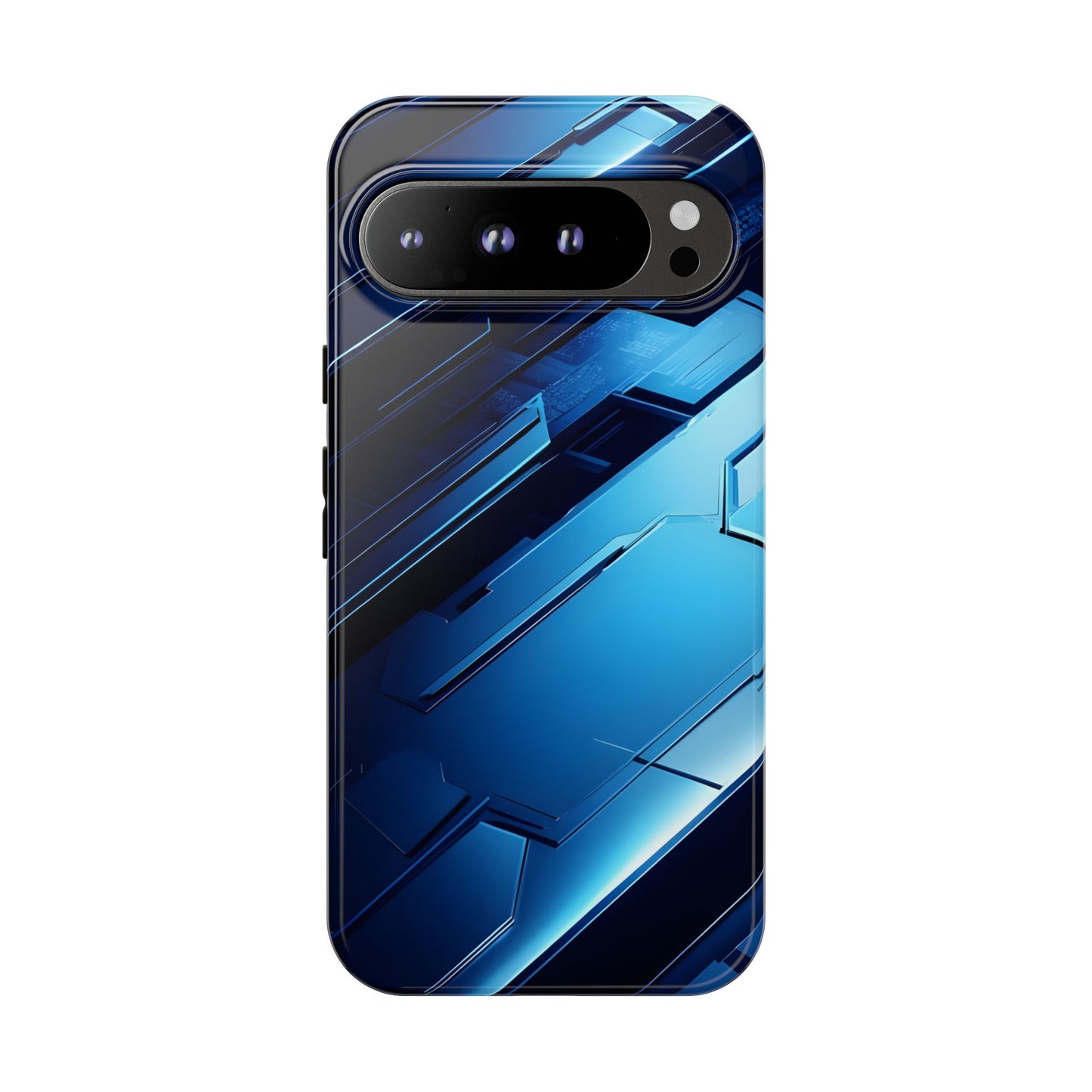 Blue Tech Matrix - Tough Google Pixel Case