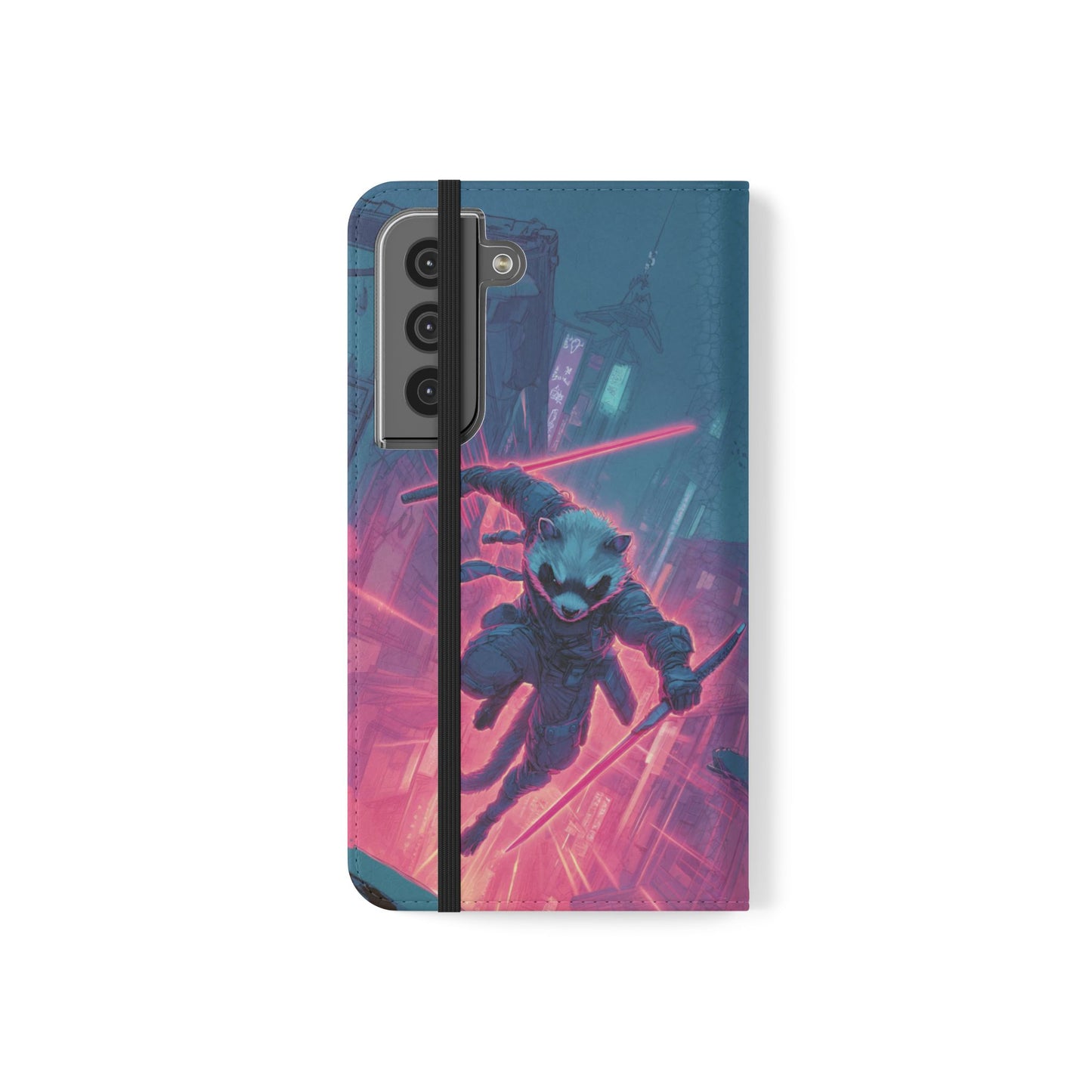 Cyberpunk Ferret - Wallet Flip Case