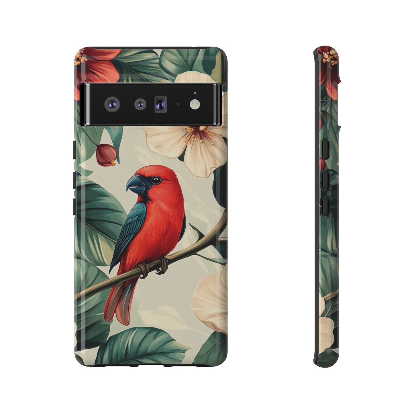 Scarlet Songbird - Tough Google Pixel Case