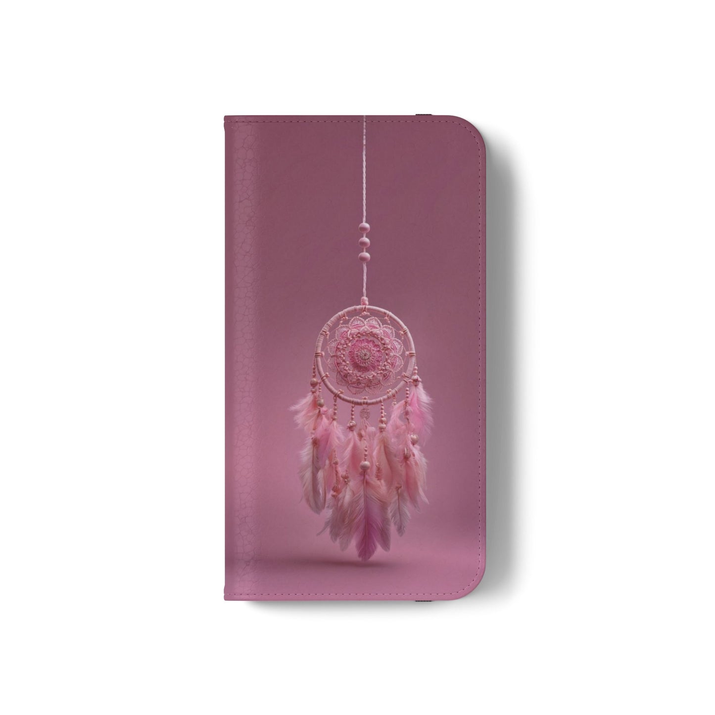 Pink Lace Dreamcatcher - Wallet Flip Case