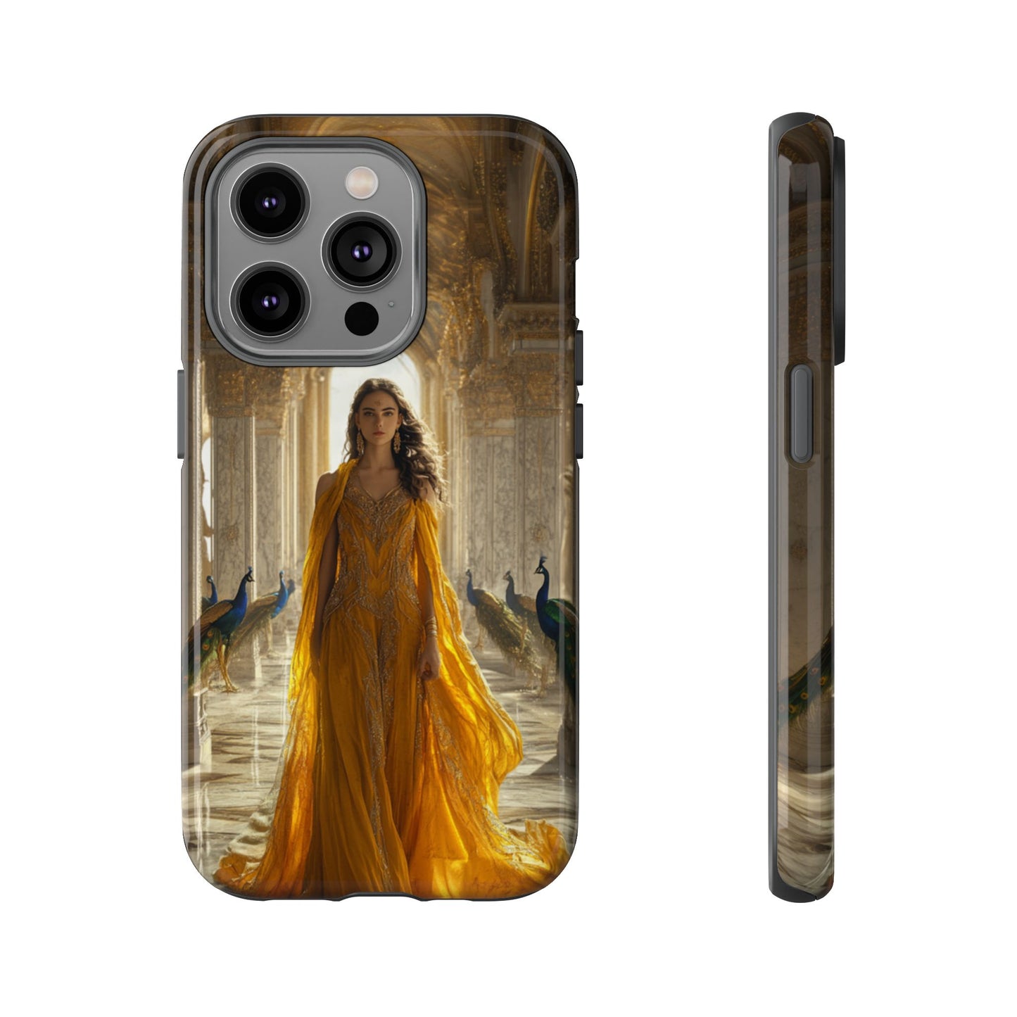 Hera Golden Palace Peacock Goddess - Tough iPhone Case