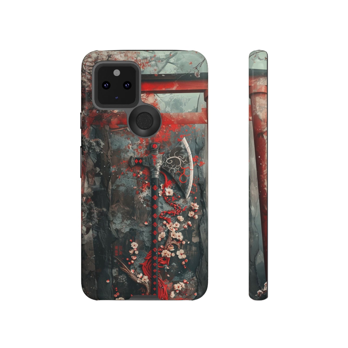 Sakura Warrior Axe - Tough Google Pixel Case