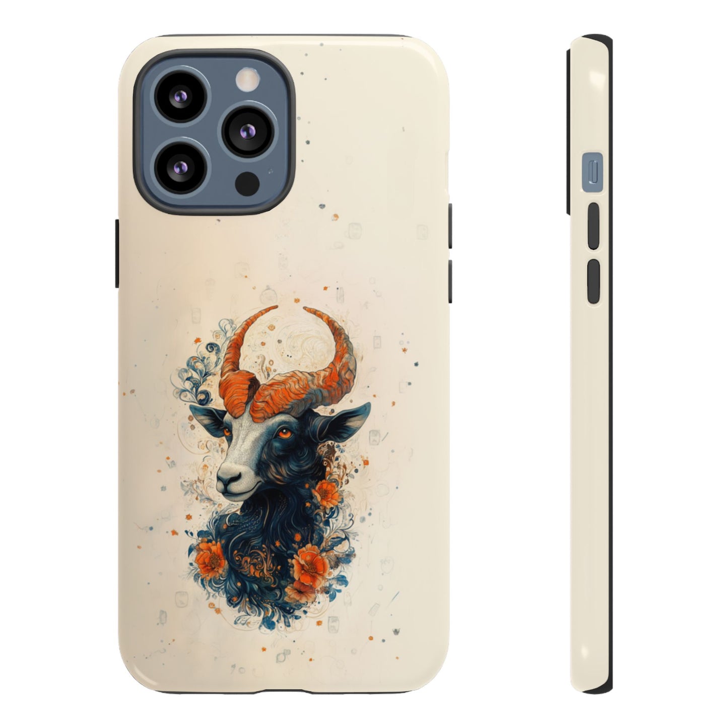 Capricorn Celestial Goat - Tough iPhone Case