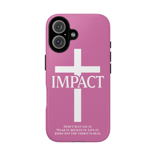 Impact Pink - Tough iPhone Case