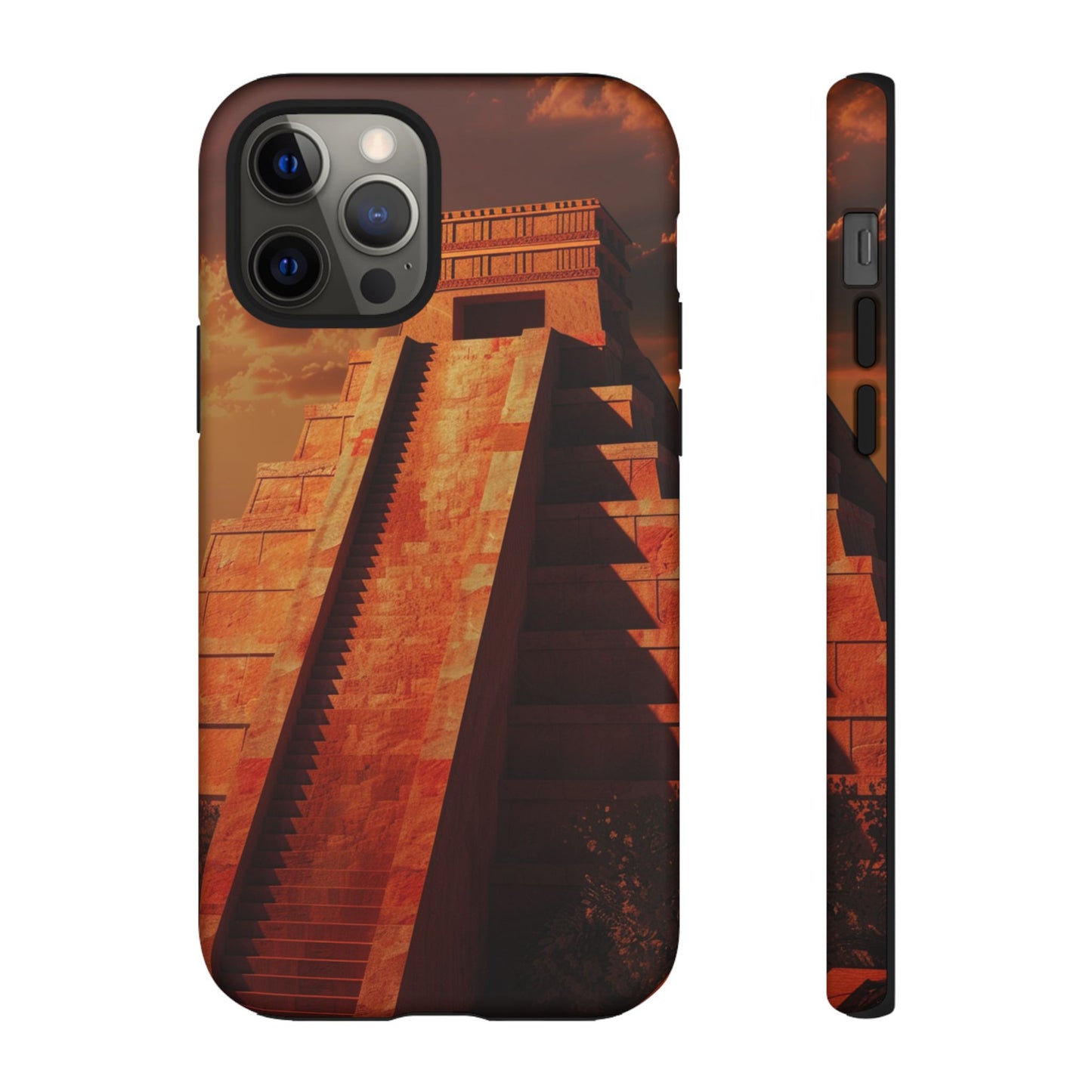 Mayan Pyramid Twilight Phone Case – iPhone, Google Pixel, Samsung Galaxy