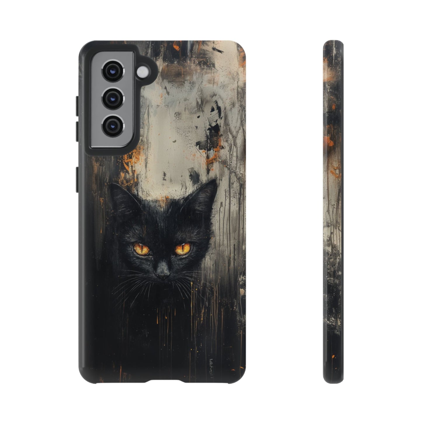 Enigmatic Black Cat Phone Case - iPhone, Google Pixel, Samsung Galaxy