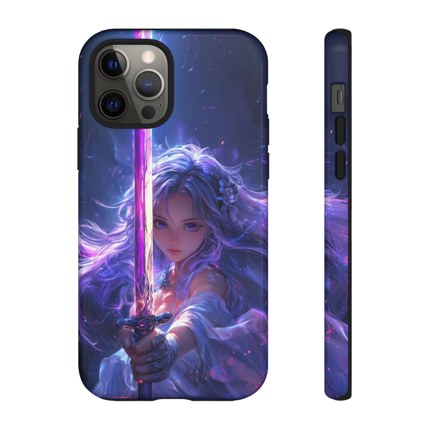Violet Blade Warrior – Tough iPhone Case