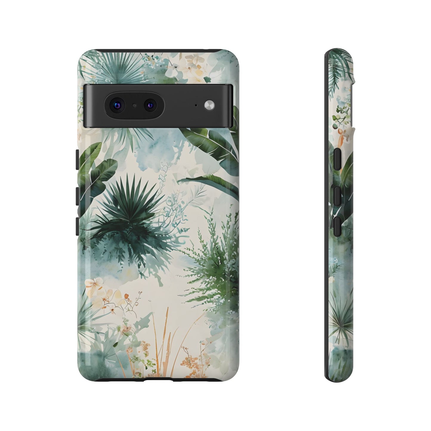 Tropical Botanical Watercolor - Tough Google Pixel Case