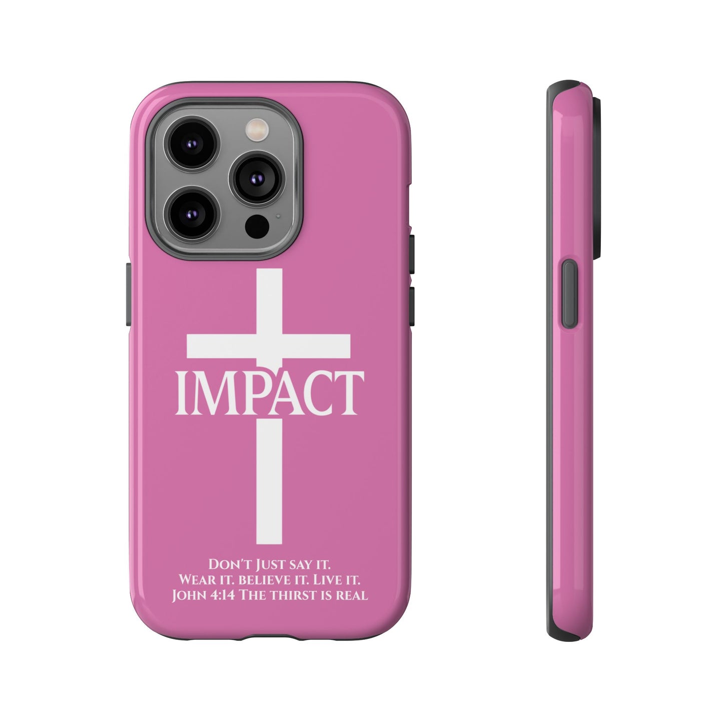 Impact Pink - Tough iPhone Case