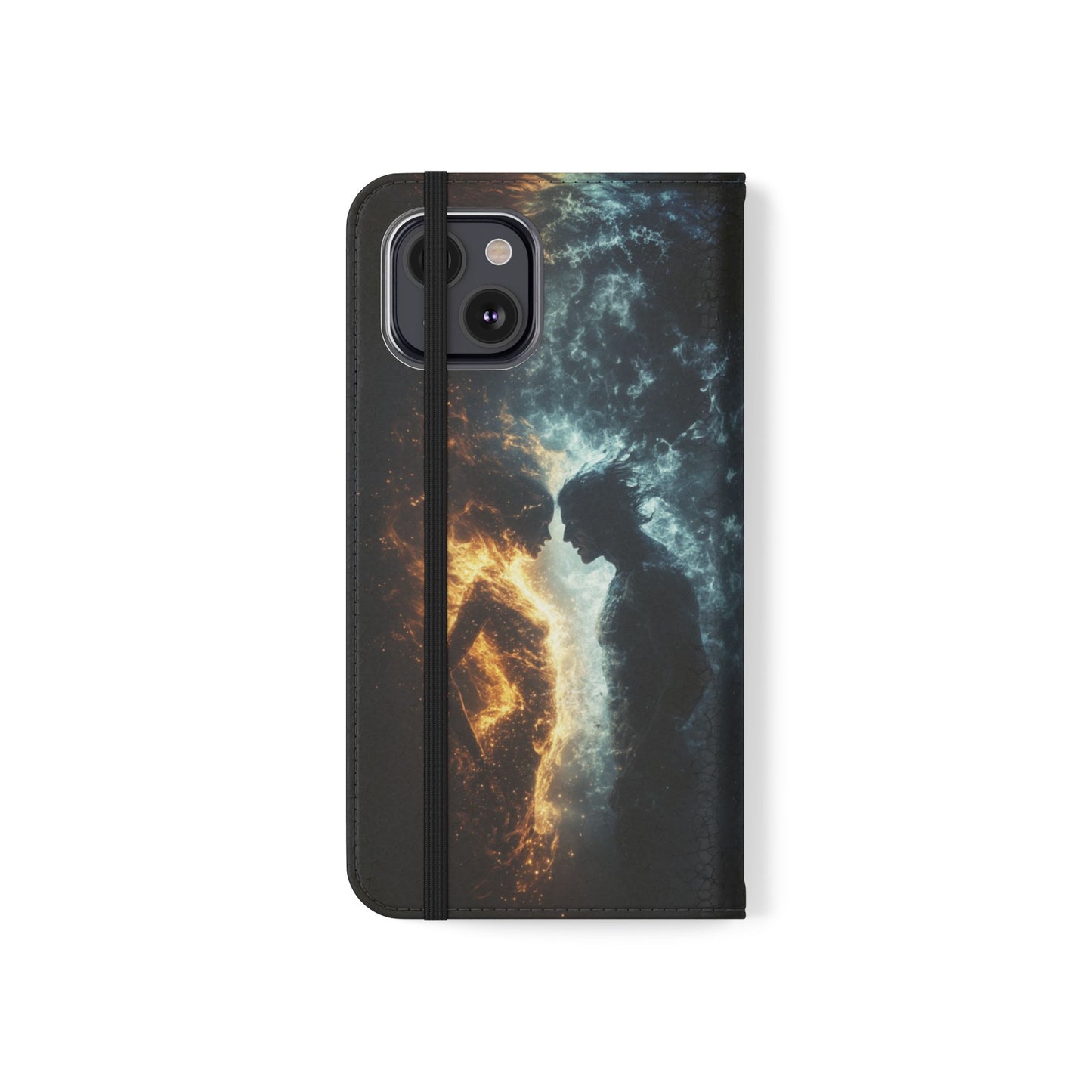 Fire & Frost Lovers - Wallet Flip Case