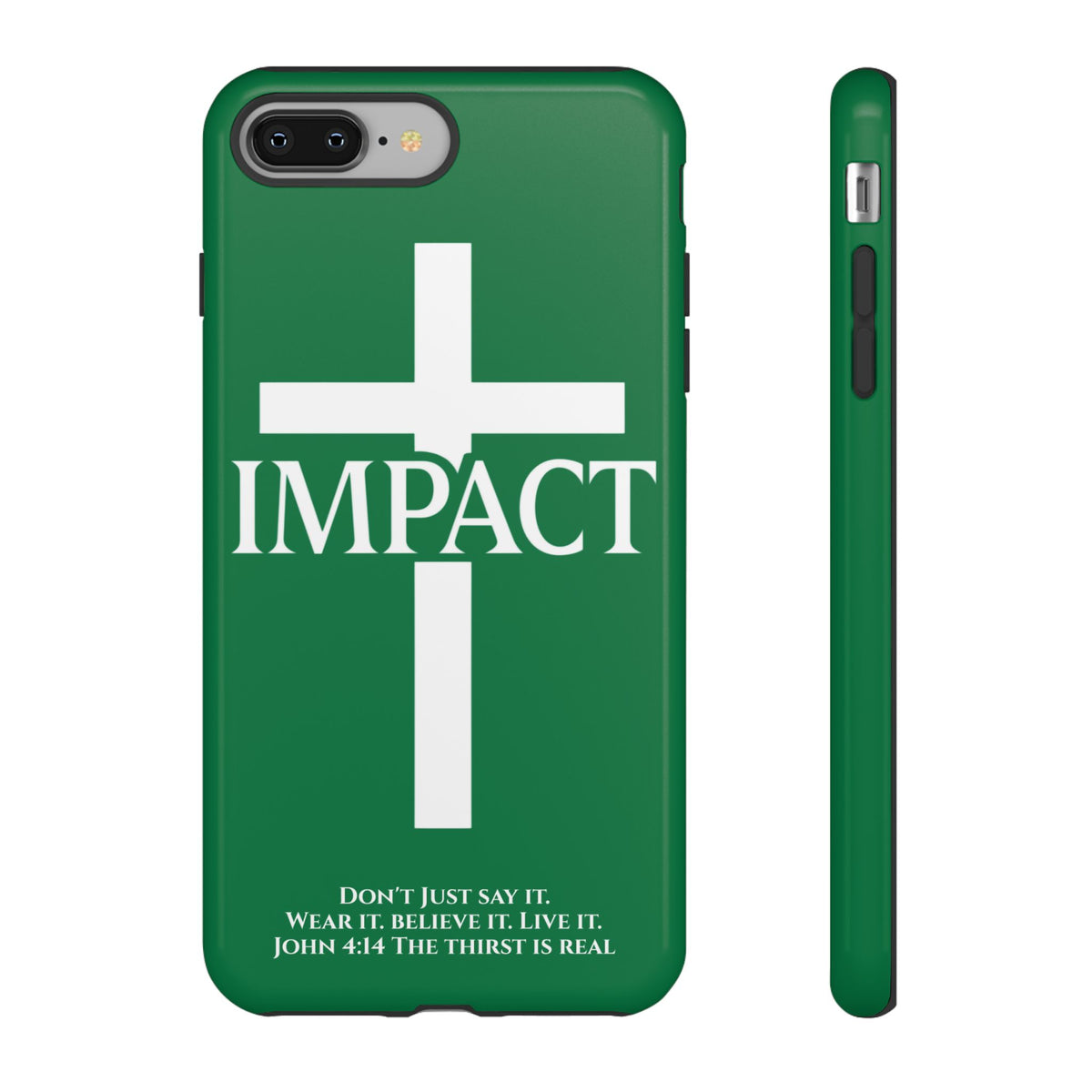 Impact Green - Tough iPhone Case