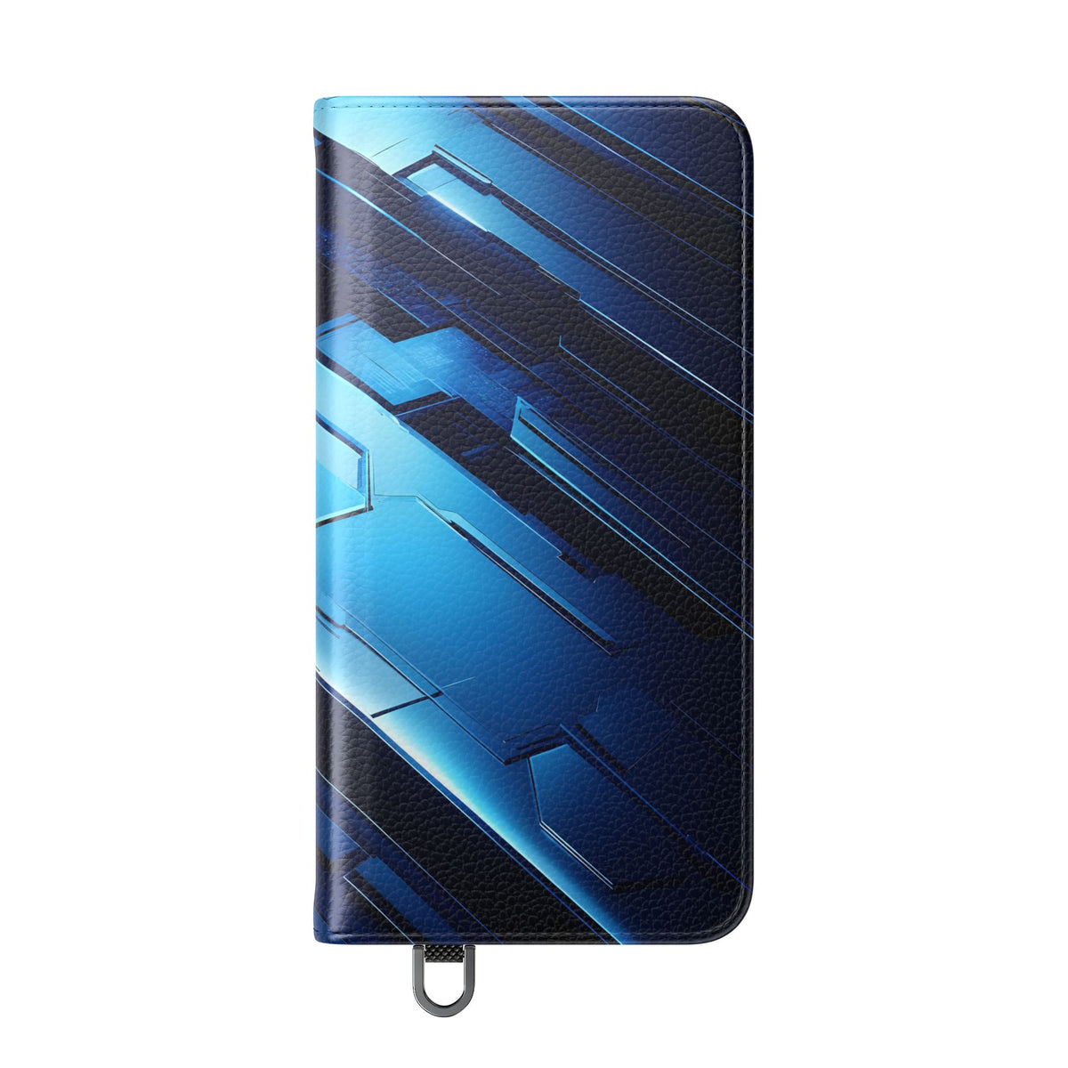 Blue Tech Matrix - Wallet Flip Case