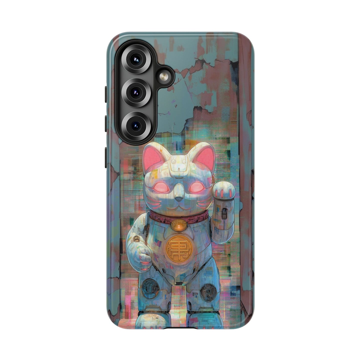 Cyber Lucky Cat - Tough Samsung Galaxy Case