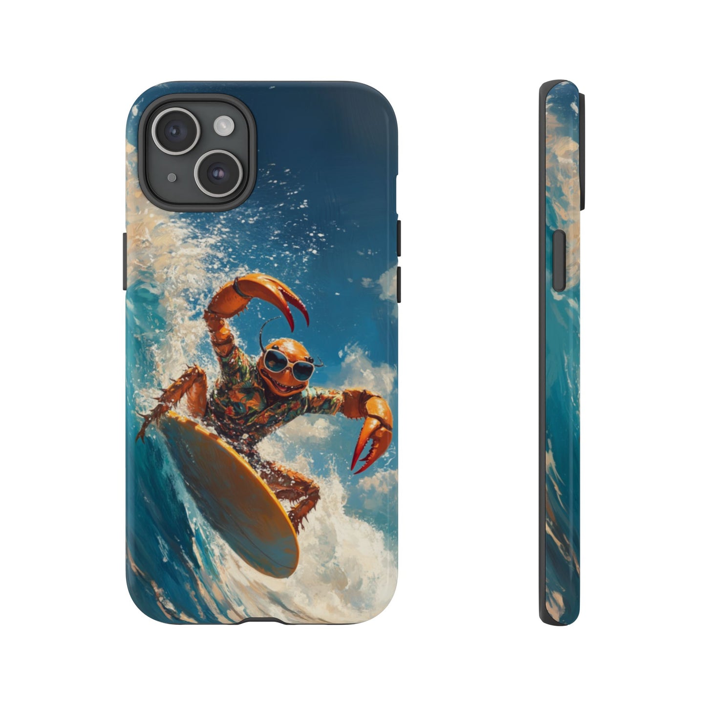 Surfing Crab - Tough iPhone Case