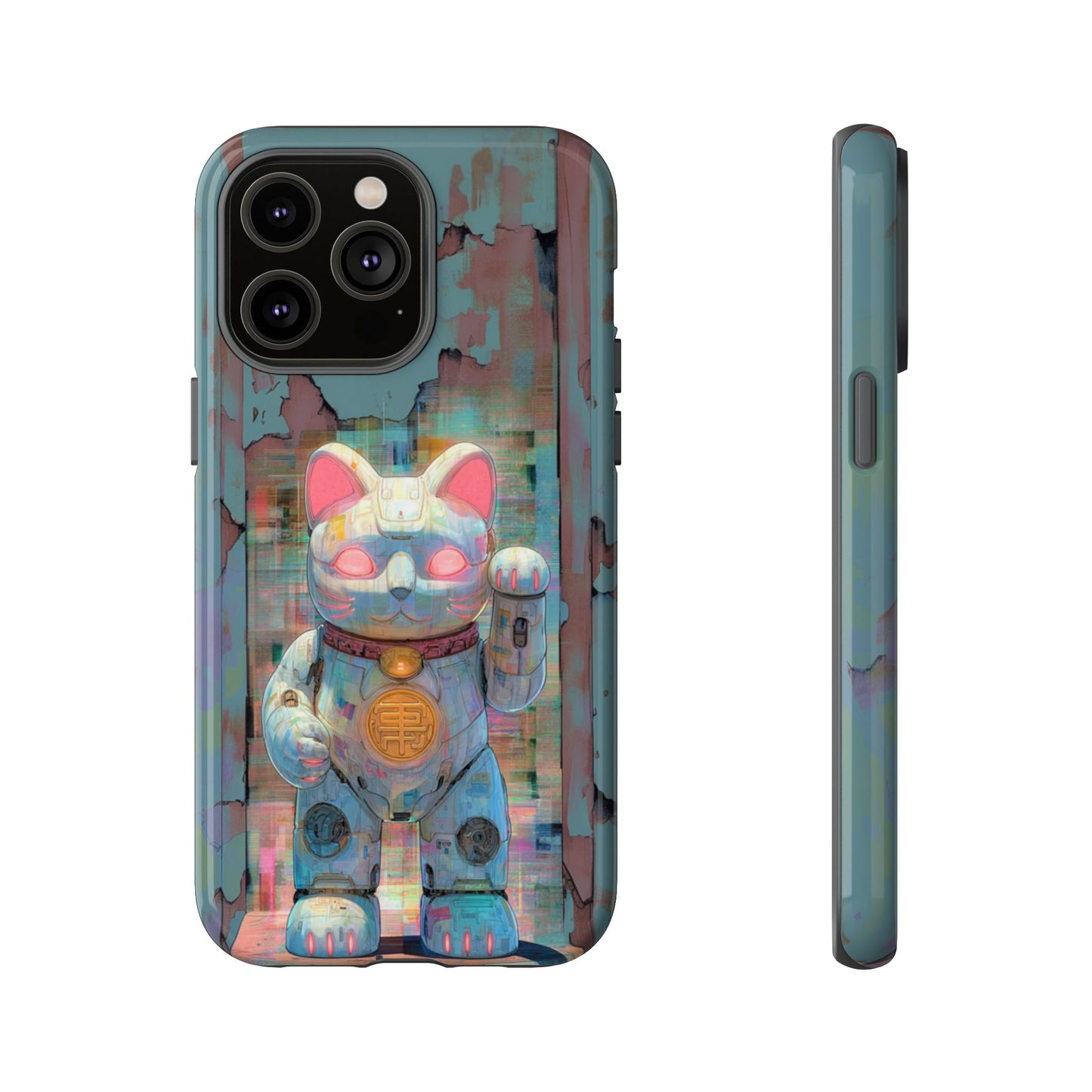 Cyber Lucky Cat - Tough iPhone Case