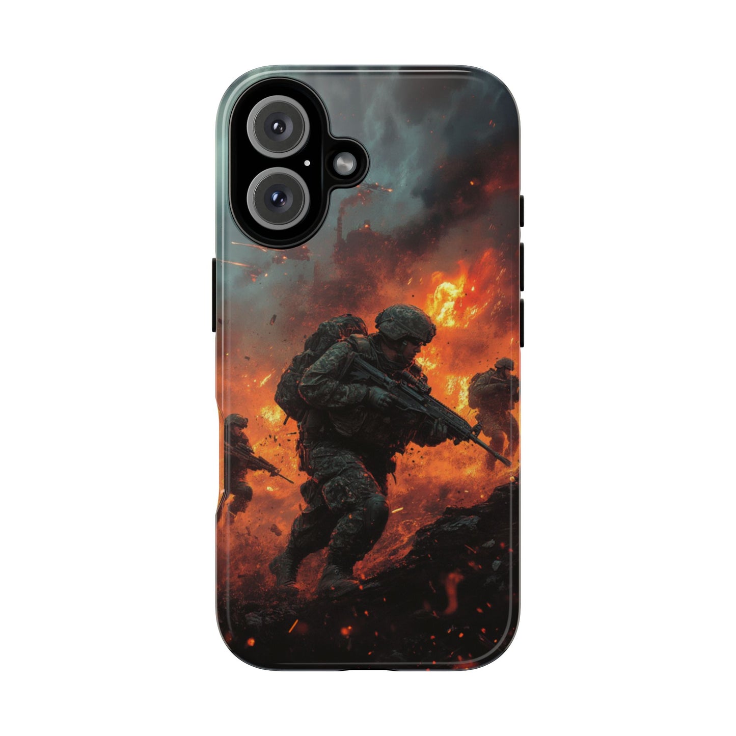 Epic Battlefield Soldier Phone Case - iPhone, Google Pixel, Samsung Galaxy