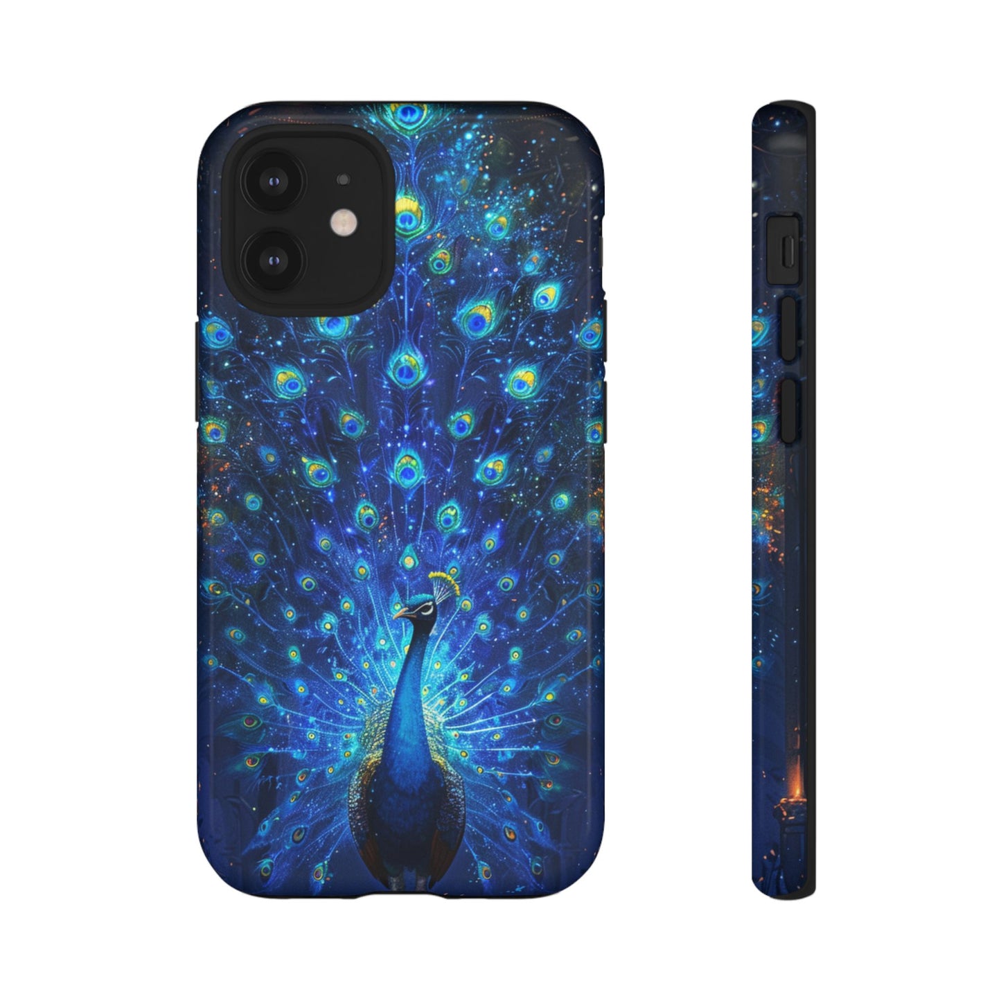 Starlit Peacock Majesty – Tough iPhone Case