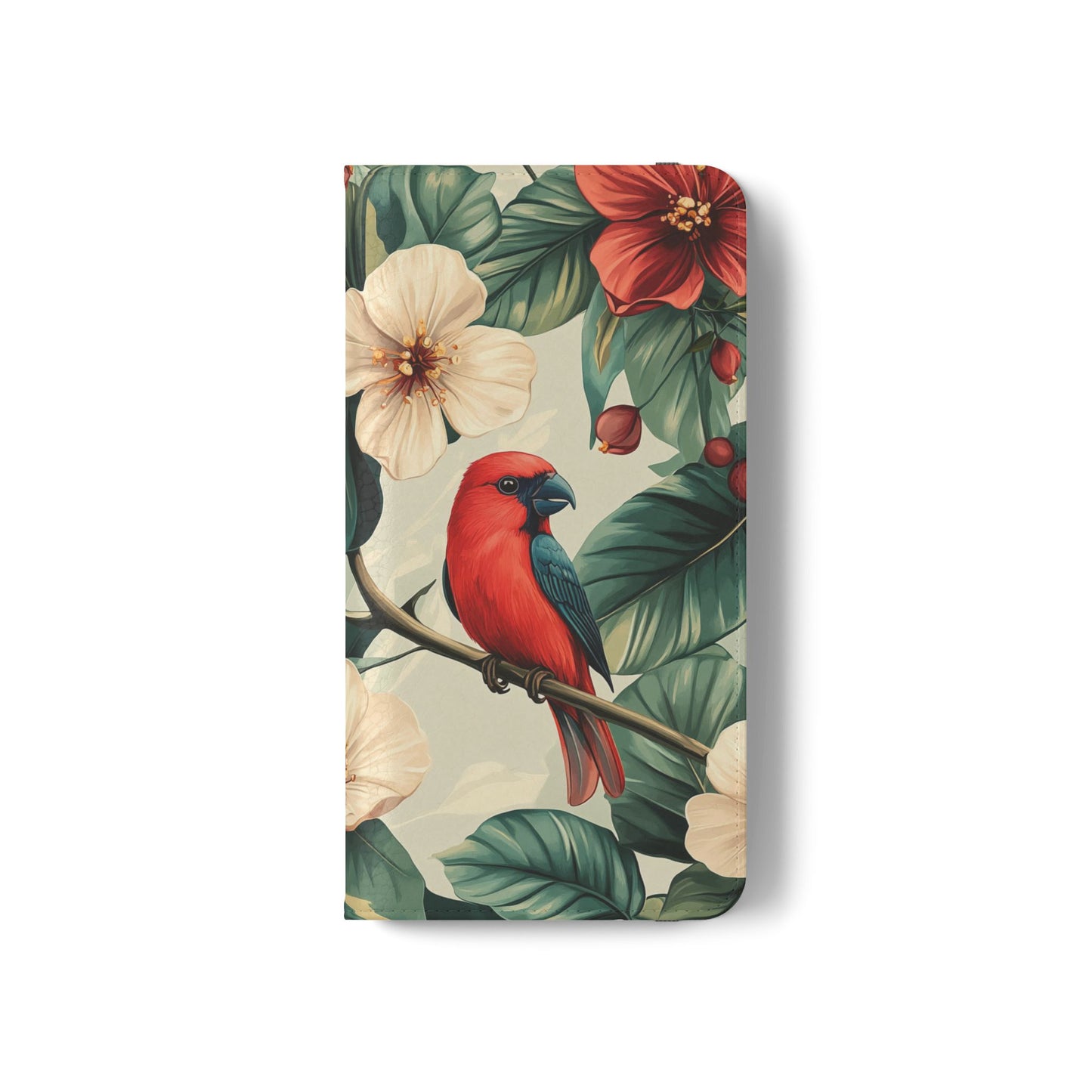 Scarlet Songbird - Wallet Flip Case