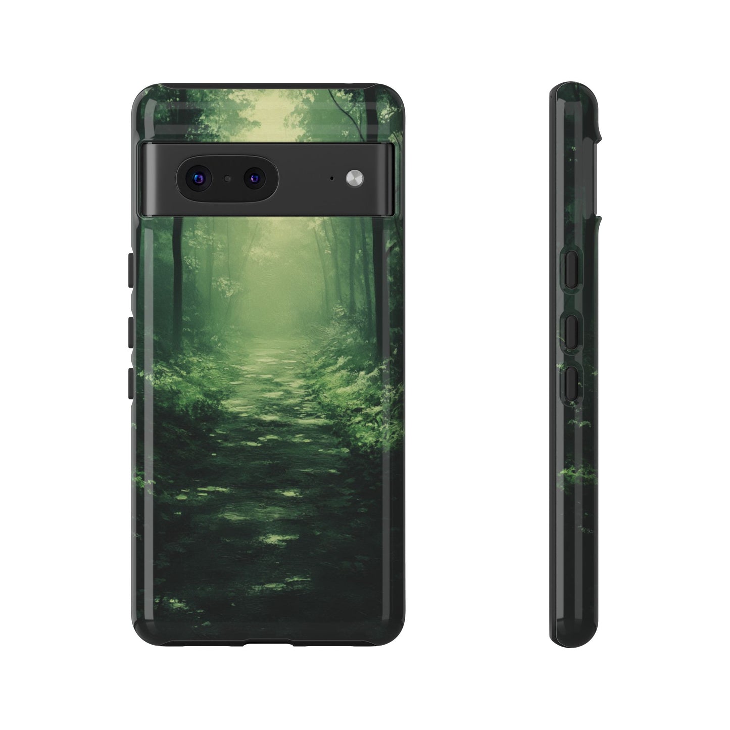 Emerald Mist Forest Path - Tough Google Pixel Case